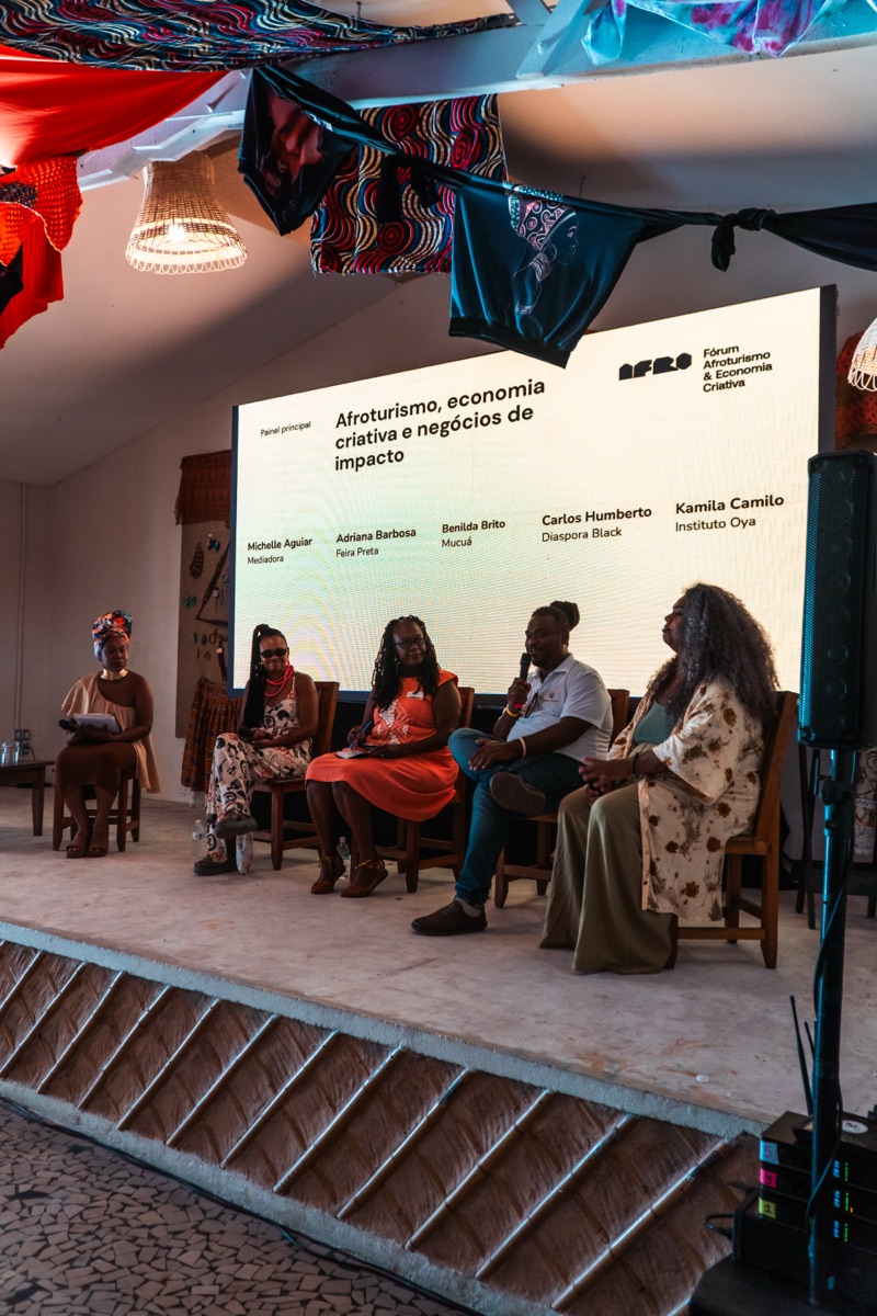 Painel principal — Michelle Aguiar, Adriana Barbosa, Benilda Brito, Carlos Humberto e Kamila Camilo